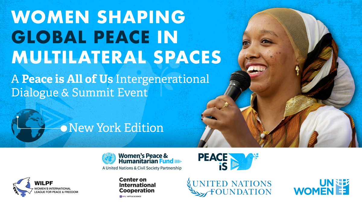 🌍 Next stop: #NEWYORK!

This #PeaceDay, we're getting ready for the <a href="/wphfund/">Women's Peace & Humanitarian Fund</a> #PeaceIsAllOfUs Summit during #UNGA80 - bringing together students, activists &amp; changemakers to show how women are driving peace in multilateral spaces.

#PeaceIs NOW, and we’re just getting started.