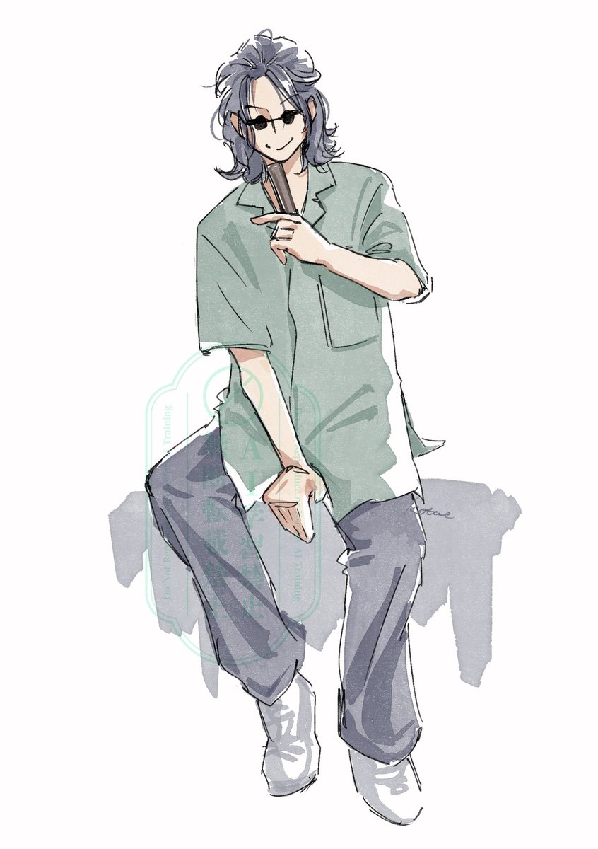 *捏造注意

胡散臭い神に扇子を持たせたかっただけの殴り描きです

 #9kえふえー