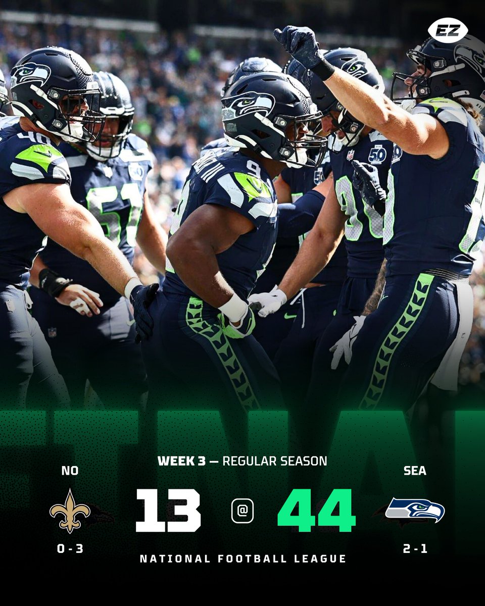 Endzone_Brasil's tweet photo. O SEATTLE SEAHAWKS VENCE O NEW ORLEANS SAINTS COM MUITA TRANQUILIDADE! https://t.co/4lwa76Ao0g