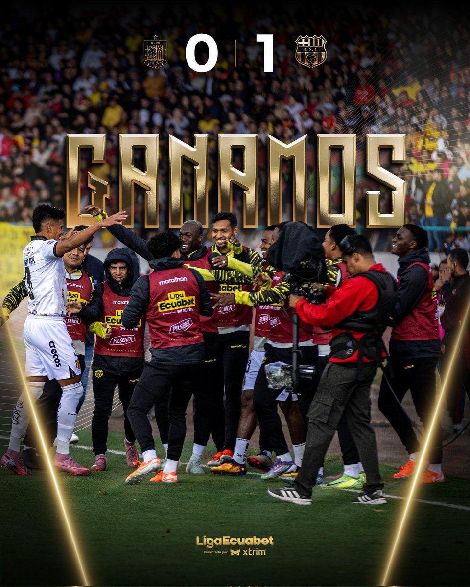 ¡GANOOOO BARCELONAAA! 💛 

Triunfo en Cuenca con gol de Xavier Arreaga (0-1) 🔥⚽️

#LigaEcuabet 
#BarcelonaSomosTodos