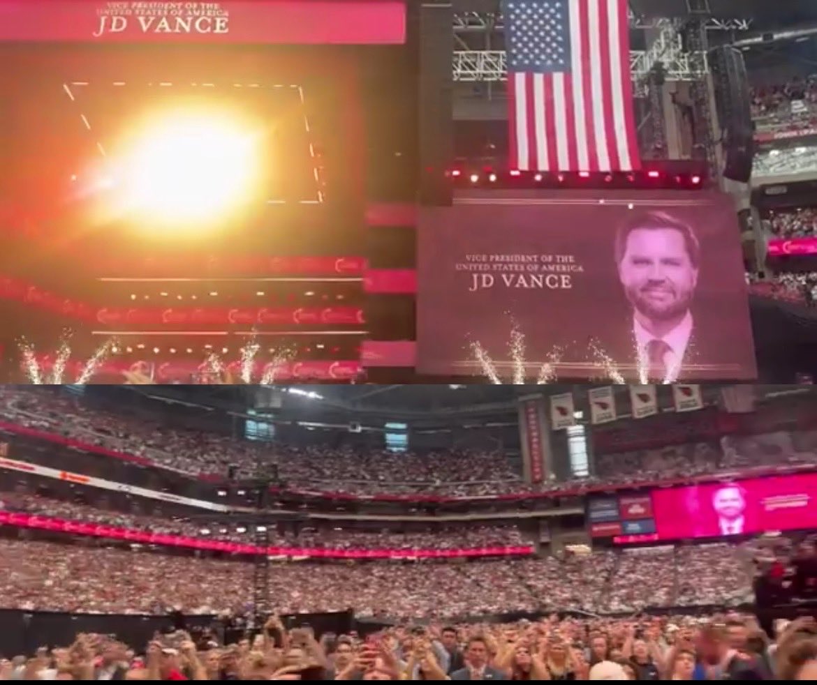 70,000+ including the most rich and powerful people in the world are at a Christian Nationalist rally to celebrate a white nationalist. This should concern any American who values freedom and democracy