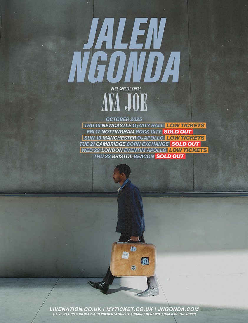 jonluton's tweet image. Last few tickets available for Jalens tour in a few weeks time