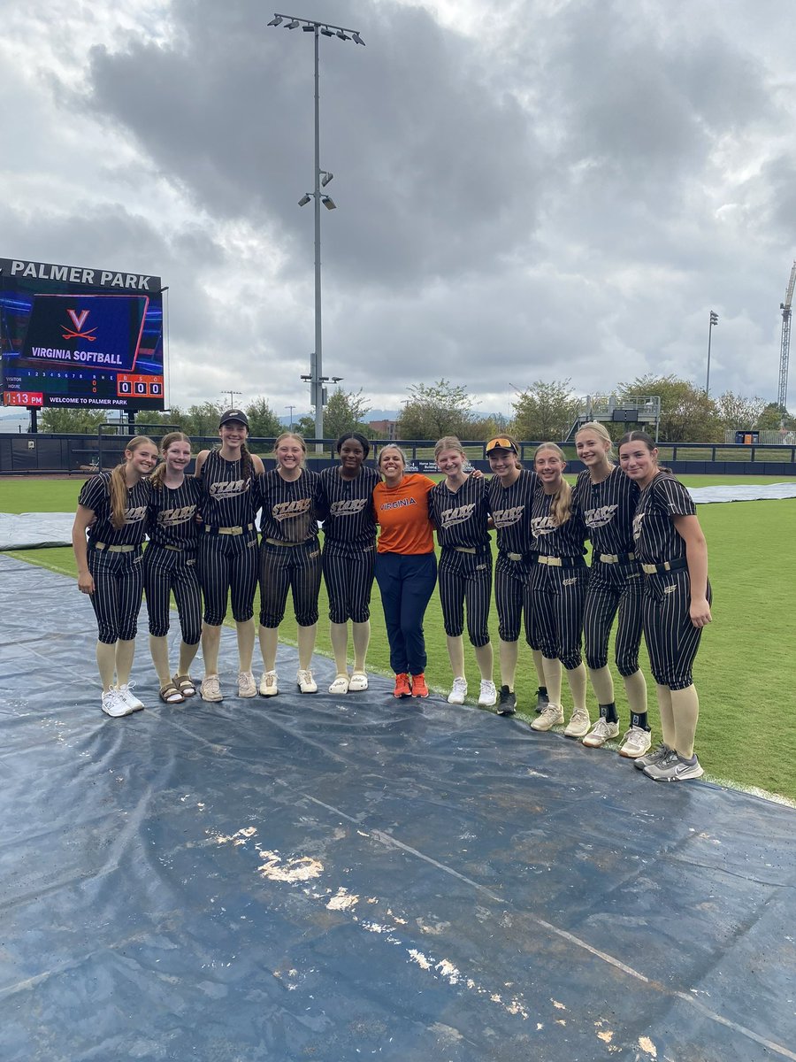 Had fun at the <a href="/UVASoftball/">Virginia Softball</a> team camp with my <a href="/StarzGold_16u/">Starz Gold 16u (Bunn)</a> teammates, even though the ☔️ cut us short. Always fun playing a beautiful Palmer Park and seeing all the UVA coaches🥎🫶🏻
<a href="/Coach_Jo4444/">Joanna Hardin</a> <a href="/CoachTylka/">Jeff Tylka</a> <a href="/JamieAllred24/">Jamie Allred</a> <a href="/catyreeves/">Caty Reeves</a> <a href="/StarzGold/">StarzGold</a> <a href="/CoachBrandon24/">Brandon Perks</a>