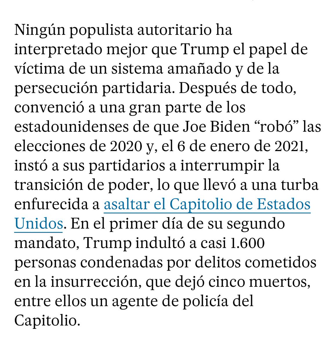 De el respetado ex ministro israelí Ben Ami (El País)
“No es casualidad q Netanyahu se enfrente a graves cargos de corrupción, y q Trump sea el primer delincuente convicto en ocupar el cargo. Lo mismo ocurre con Bolsonaro y Álvaro Uribe, 2 exautócratas q buscan regreso político.”