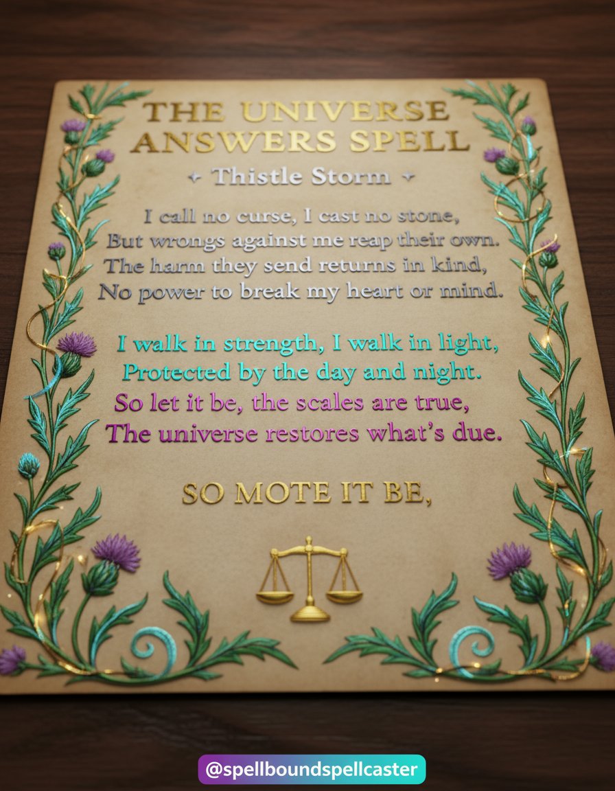Spells and Psychics - Love Spell Caster (@spellsandpsychi) on Twitter photo The Universe Answers Spell restores balance & protection. ๐โจ No cursesโonly universal justice. Ready to realign your energy? ๐ spellsandpsychics.com The Universe Answers Spell restores balance & protection. ๐โจ No cursesโonly universal justice. Ready to realign your energy? ๐ spellsandpsychics.com