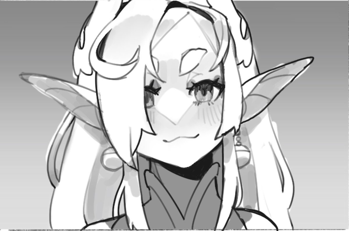 svnthsun's tweet image. Trying a new art process :]