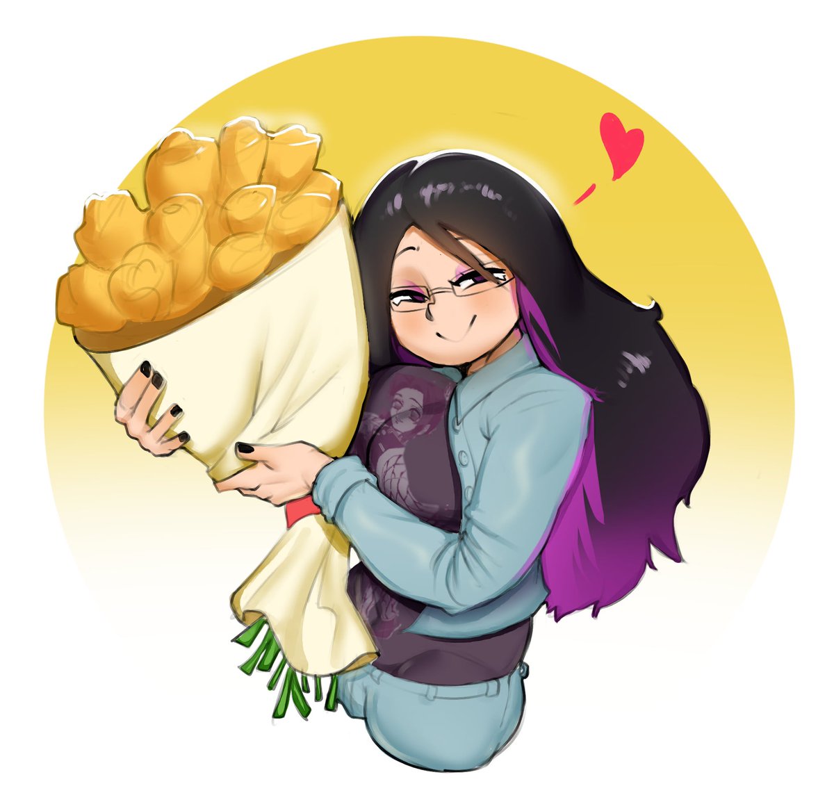 MUCHAS GRACIAS <a href="/BulletCap_/">BulletCap_</a>  💛🌻✨ ME ENCANTO EL DIBUJO Y EL ESFUERZO QUE LE PUSISTES 😭💛