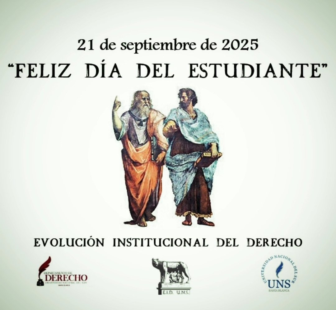 Feliz día del estudiante!