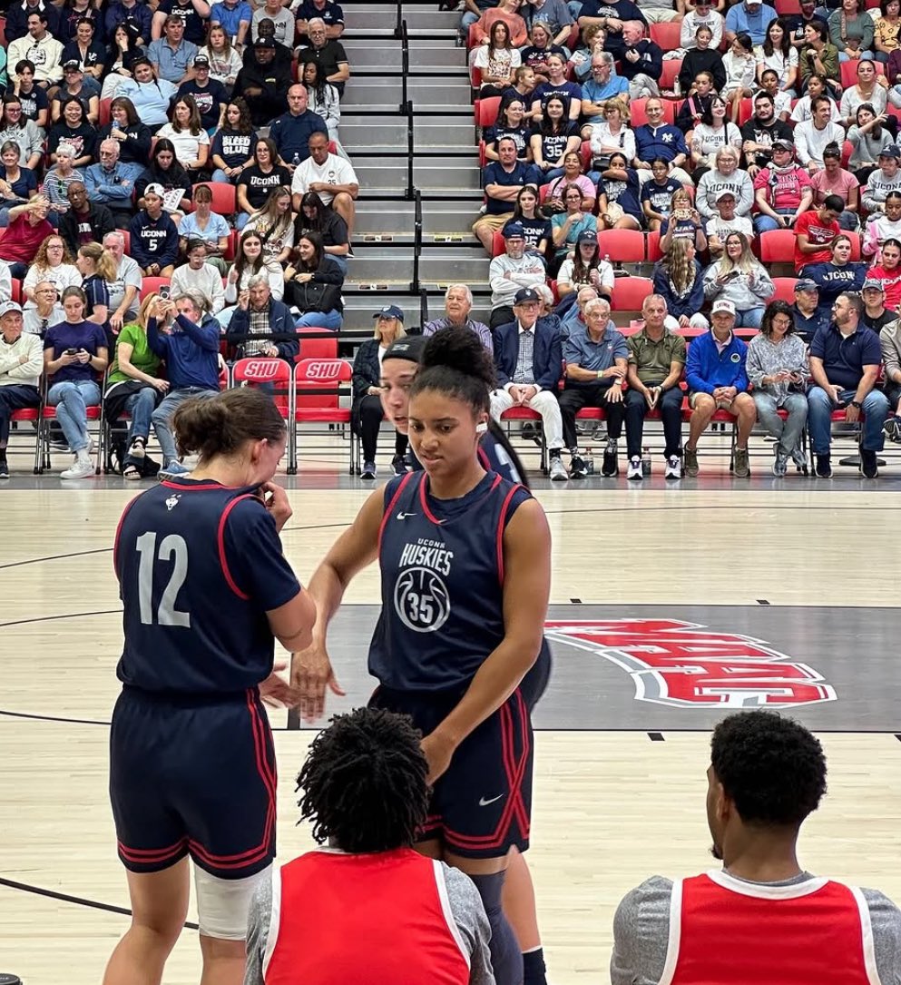 Azzi trash talking to the practice guys😭😭 WE DID IT JOE