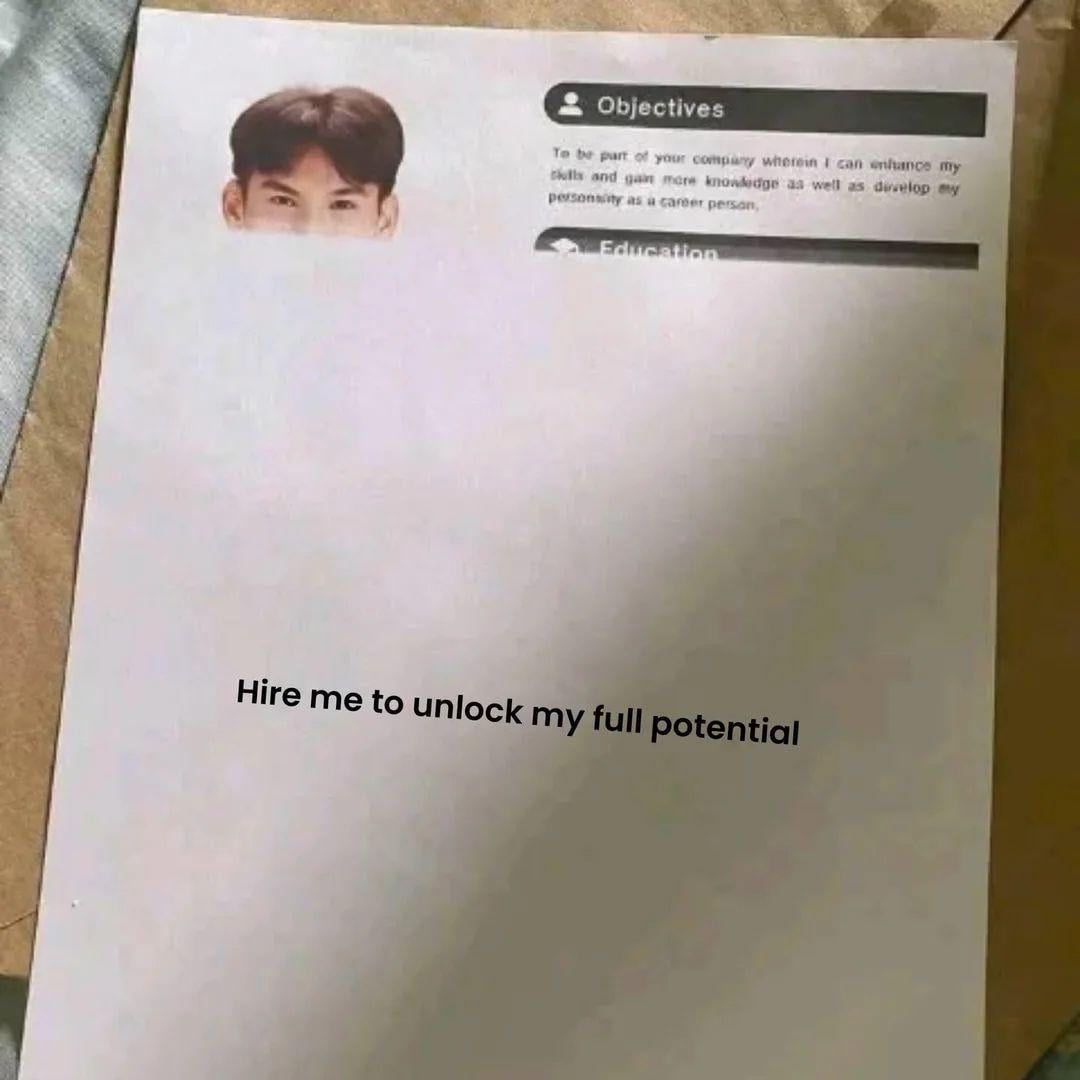 Your hired 😂!