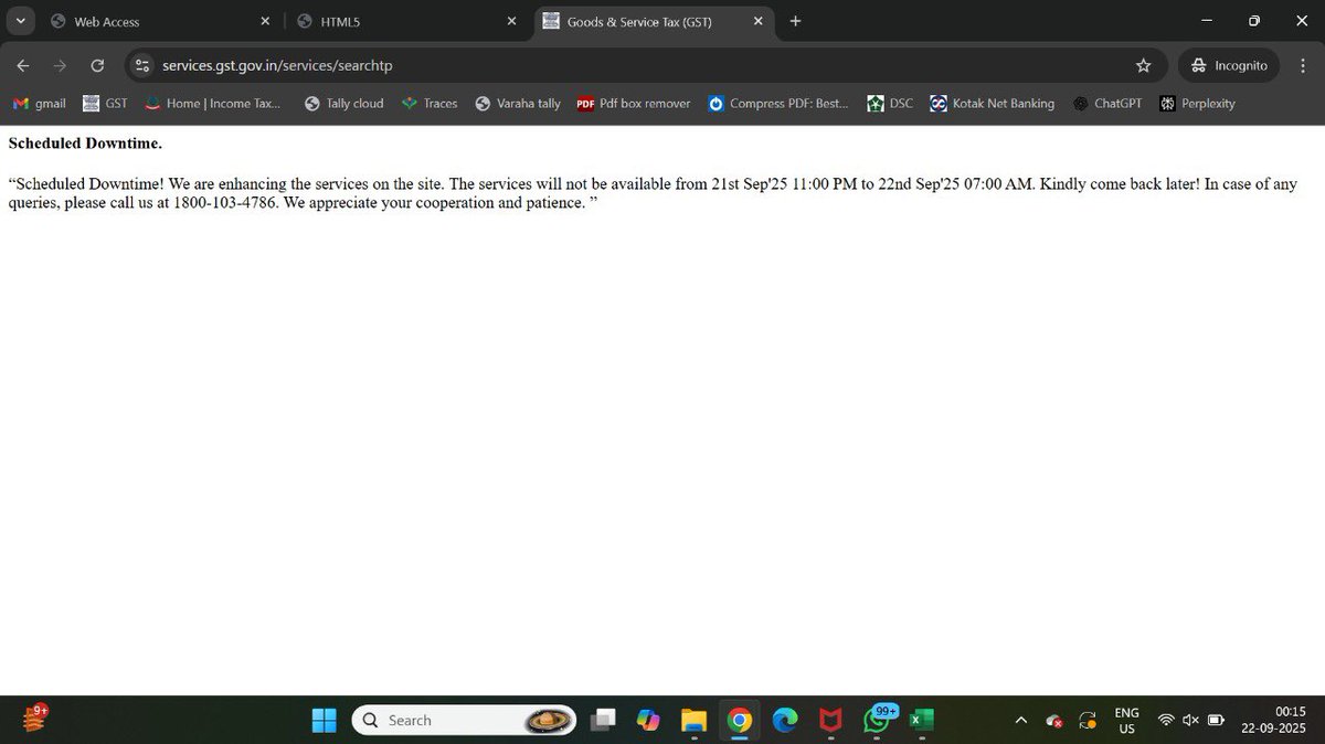 GargVishal07's tweet image. Why they keep playing with our health, with our hard work they are unable to provide even one smooth portal that too with unrealistic deadline nd we r working in pressure day and night
#Extend_Due_Date_Immediately #extend_ITR_TAR_duedates #Extend_TAR_DueDate