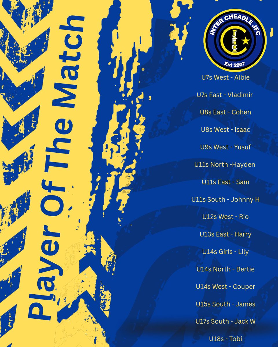 Inter Cheadle JFC tweet media