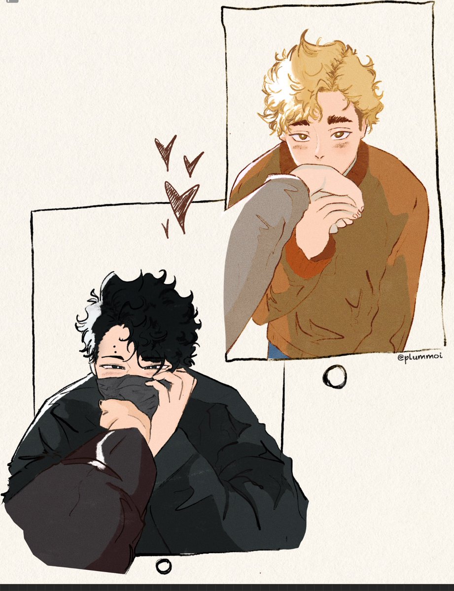 plummoi's tweet image. just omi and atsumu being boyfriends 
#Haikyuu #sakuatsu