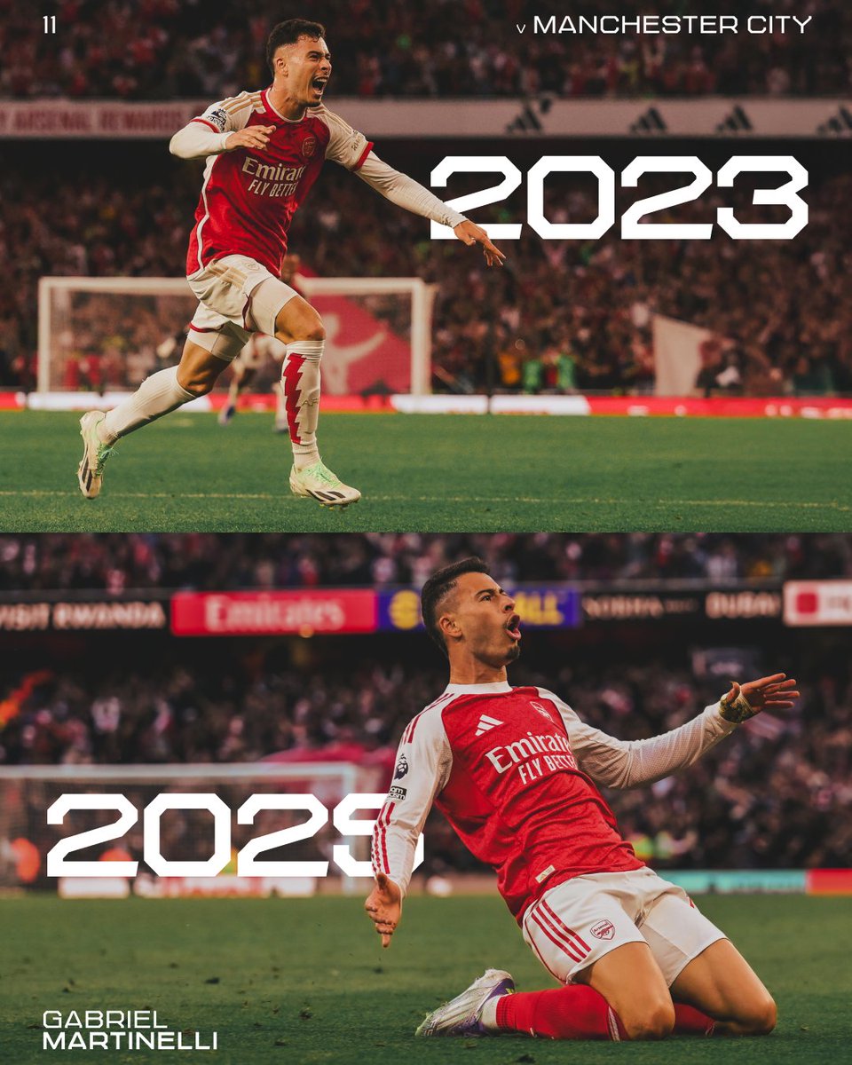 Making the difference again ✨ 

Vintage Gabriel Martinelli.