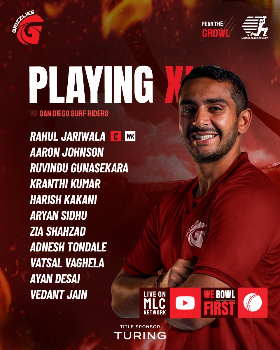 Squad’s set. 
Time to bowl first! 💥🏏 

#Toss #Lineup