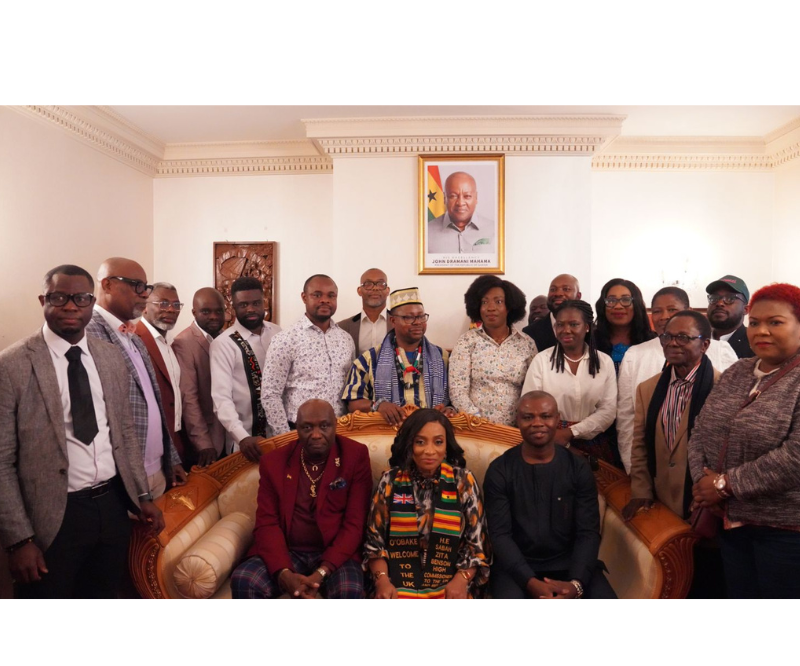 GhanainUK's tweet photo. H.E. Mrs Sabah Zita Benson, Ghana's High Commissioner-Designate to the United Kingdom, with concurrent accreditation to Ireland, arrived in London on Saturday, 20th September 2025, to commence her tour of duty.
#ghanainuk #GhanaUKRelations https://t.co/feZqu69mOg