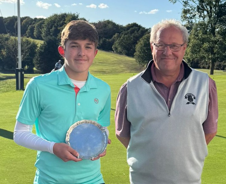 Remember the day!  14 year old James Clark wins the 2025 Sandiway Mens Club Championships.  He beats 15 top class golfers, just shading Liam Lally by One Hole in the final.  What an achievement. Receiving the trophy from Captain Tim Hardwick. 👏👏👏🏆 <a href="/SandiwayGreens/">Sandiway Golf Club Greens</a>