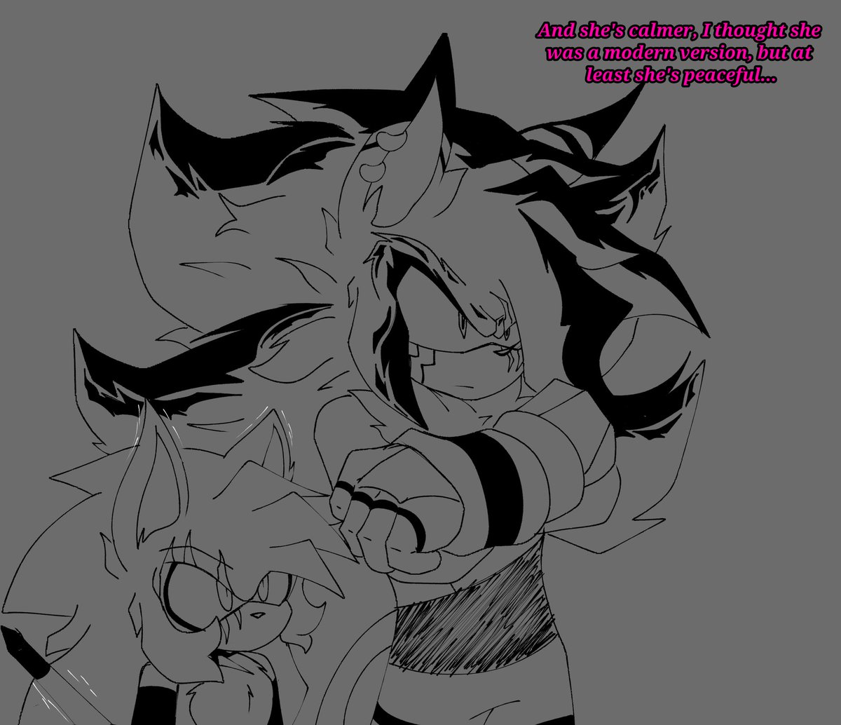 SaraSenPai7's tweet photo. Lady S and SX in Outcome Memories (1/2)
-Getting to know your OM versions // ft: @SamArt000555
#comic #sonicexecomunity #SaraSenpaio666 #sonicoc #samart #sonicexe #outcomememories #OMversion
#drawingart #art #meme https://t.co/zYiqJiYyyZ