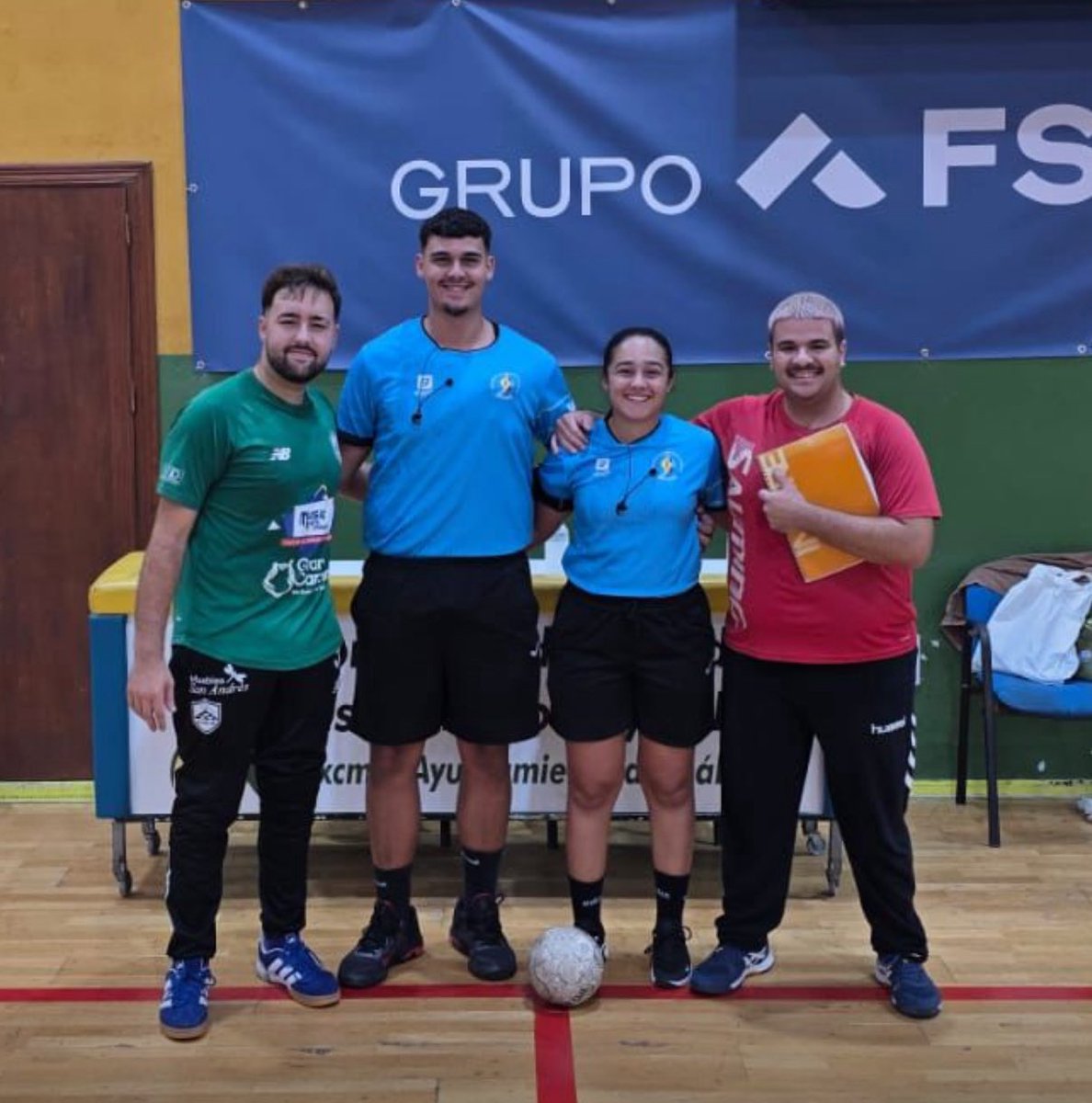 “Seguimos engranando la labor arbitral antes del inicio de temporada En esta ocasión nuestros compañeros Acoran Tejera Castellano y Tayri Báez dirigían  un encuentro de pretemporada. 
Trabajo en equipo, formación y mucha ilusión para que todo esté listo en esta nueva  temporada