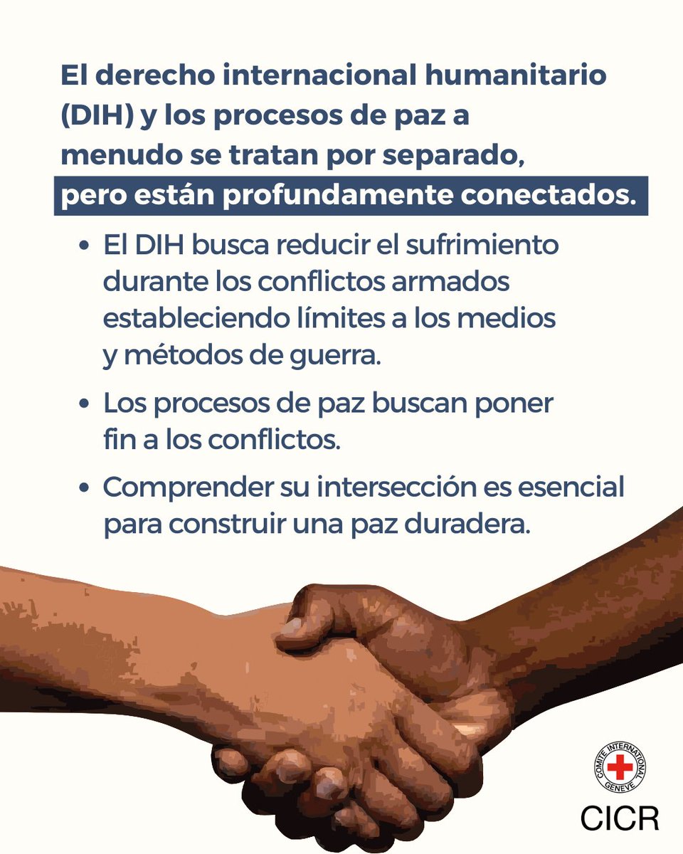 CICR_es's tweet photo. En el Día Internacional de la Paz, conoce qué relación tiene con el derecho internacional humanitario.

🕊️👇 ¿Lo sabías? https://t.co/ijF99MjPmV