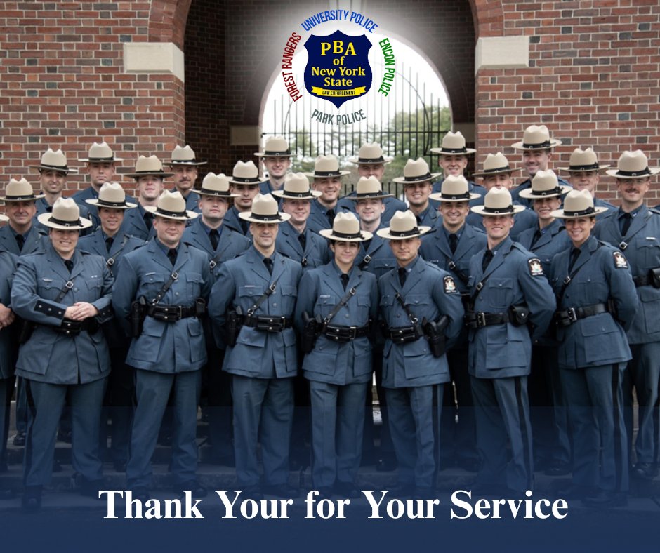 pbanystate's tweet photo. Today is Thank a Police Officer Day — a moment to recognize the dedication and sacrifices of the men and women protecting our campuses, parks and communities. A simple “thank you” goes a long way in honoring their service.
#PBAofNYS #ThankAPoliceOfficerDay #PublicSafety https://t.co/MoDy6lym07