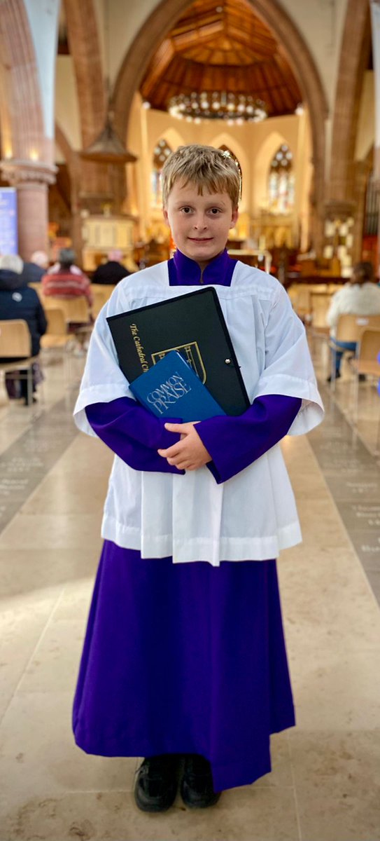 CathedralIOM's tweet image. Congratulations to Robert who today was admitted as a full chorister at Evensong. The service was beautifully sung to a busy congregation, and we thank Dr Litman, the organists, and the choir for all they do to enhance our Worship week in week out.
#cathedralmusicatitsbest