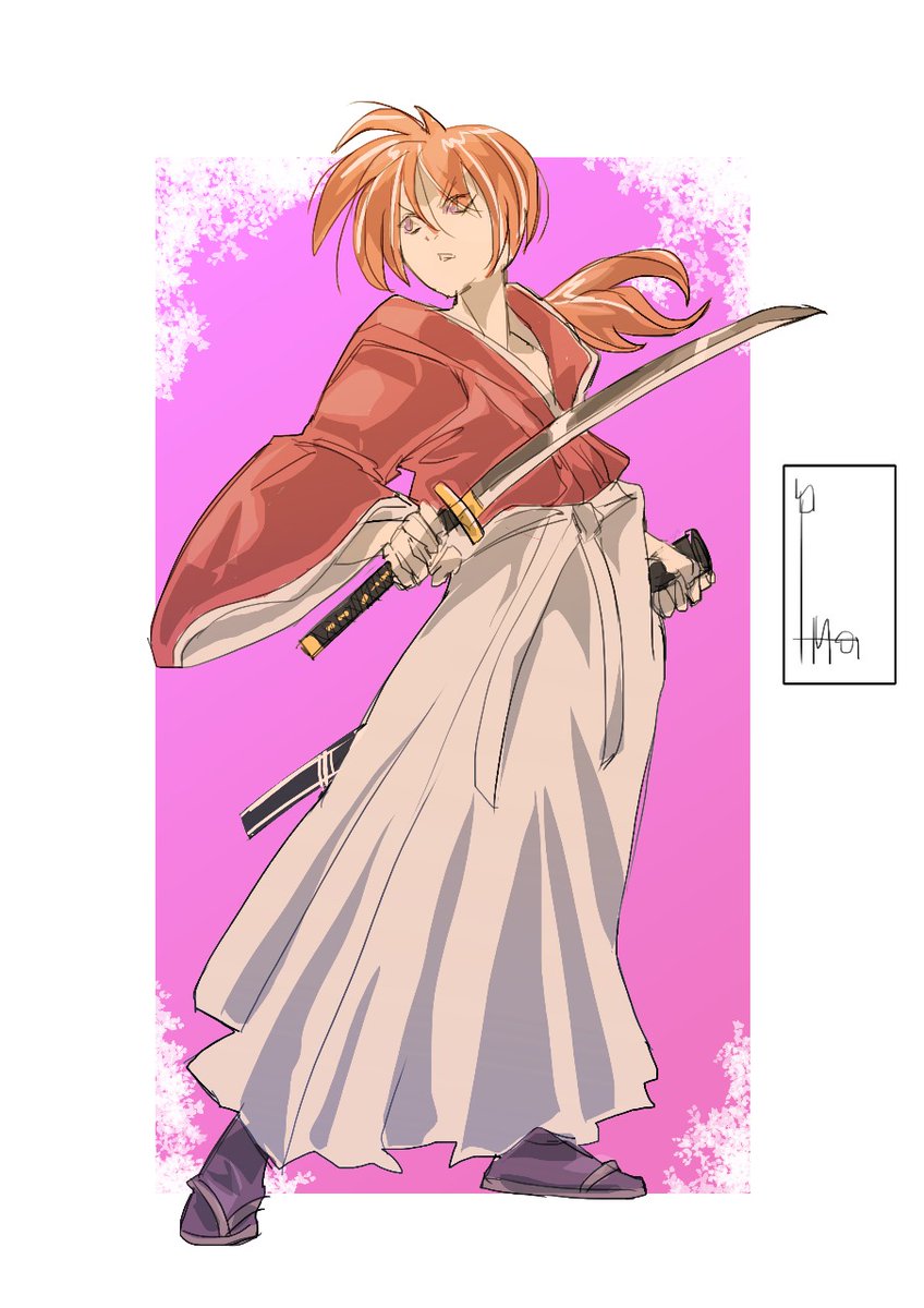 Wanted to draw that one sword guy from that one sword manga: Chihiro :  r/Kagurabachi, image size:848x1200