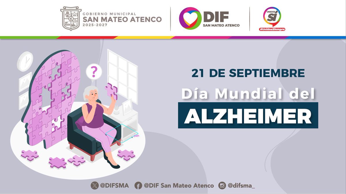 “Cuando todo se olvida, lo único que nos queda es el amor”.
#DíaMundialDelAlzheimer.
Recordamos la importancia de esta enfermedad que afecta a millones de personas, esta lucha no sólo impacta a quien la padece, sino también a familiares y a sus cuidadores.
#UnidosConAmor ❤️