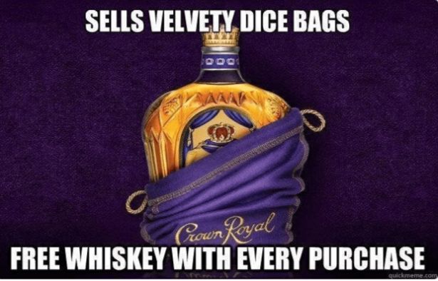 meeplewich's tweet image. @CrownRoyal sells the deluxe stuff for #DnD players.

#RPGDice #DnD5e #TTRPG