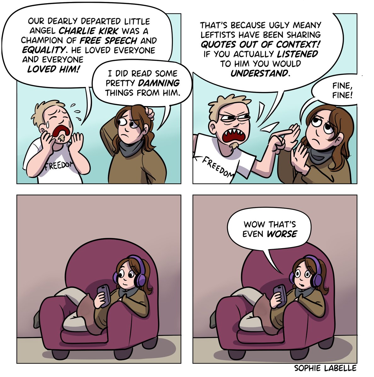 AssignedMale's tweet image. Our dearly departed little angel Charlie Kirk