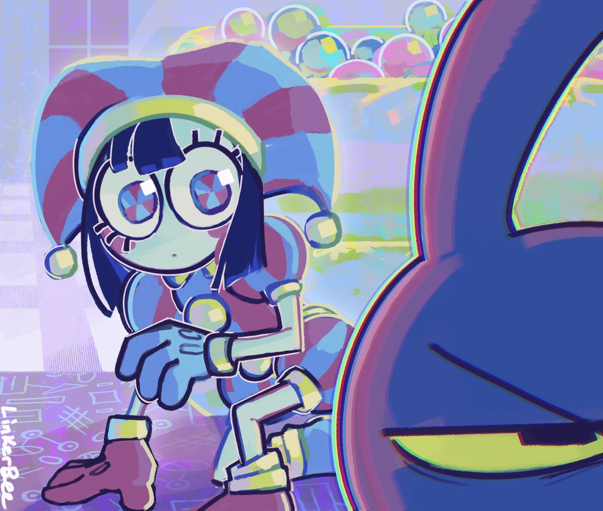 idrawsometimes's tweet image. Pomni’s checking on her lil pog champ
#pomni #jax #funnybunny #TheAmazingDigitalCircus #tadc #jaxpomni