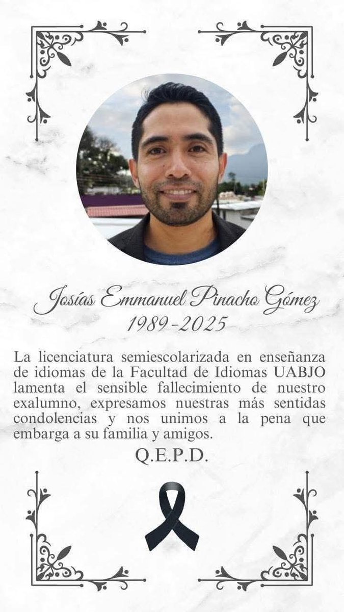 #Entérate | Como Josías Emmanuel Pinacho Gómez fue identificado el jóven que ayer sábado fue atropellado y muerto por una unidad del pulpo camionero en la Ciudad de #OaxacaDeJuarez. De nueva cuenta una unidad del transporte urbano enlutó una familia oaxaqueña. Josías Emmanuel fue