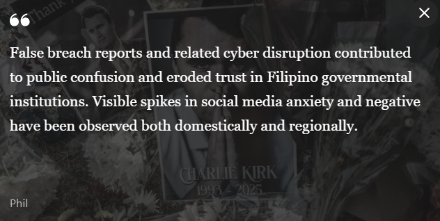 TheDisinformationObserver (@disinfoobserver) on Twitter photo There is a lot of activity that is disinformation in the Philippines. This implies that there is foreign intent to shape perception to eventually exploit.
Read up to stay informed. thedisinformationobserver.substack.com/p/this-week-in… There is a lot of activity that is disinformation in the Philippines. This implies that there is foreign intent to shape perception to eventually exploit.
Read up to stay informed. thedisinformationobserver.substack.com/p/this-week-in…