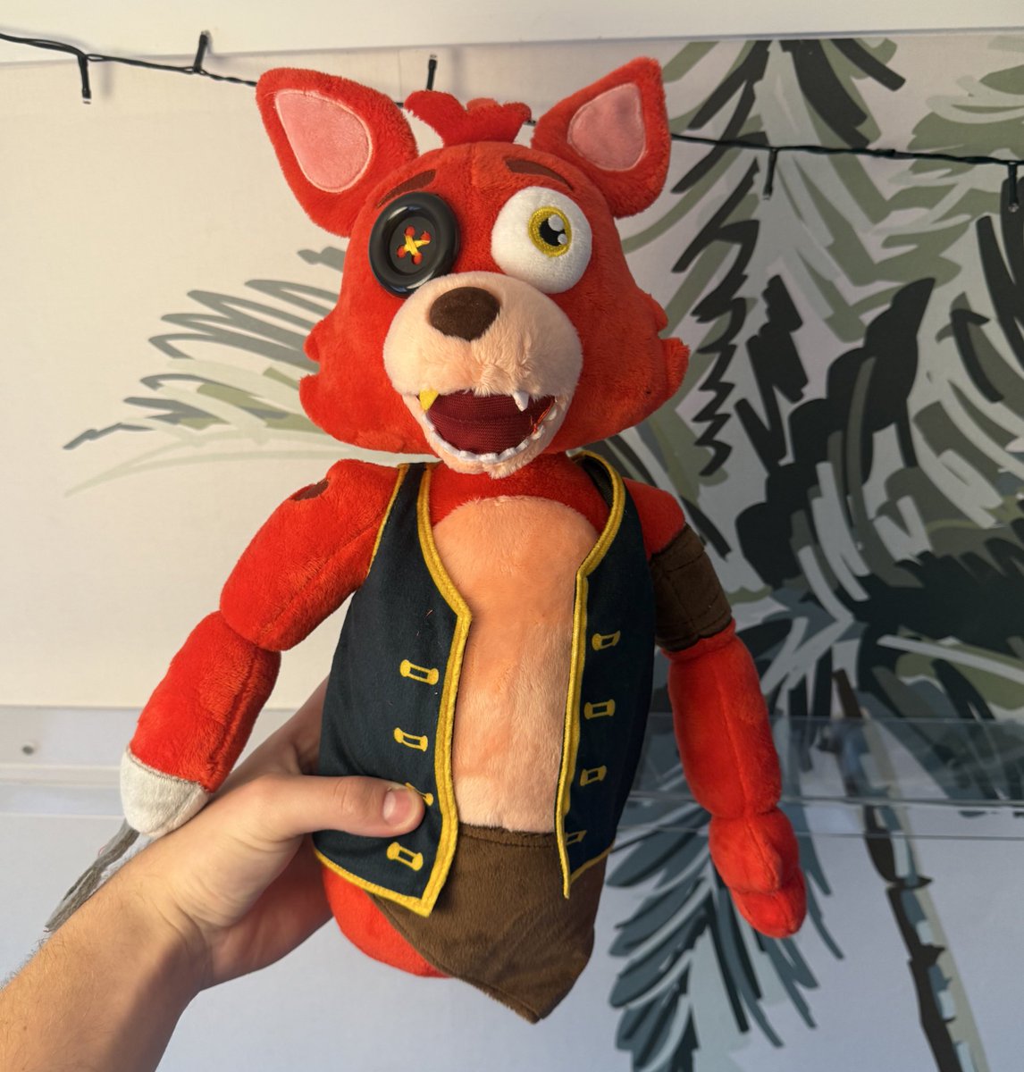 brooklyn_sm1th's tweet image. Here’s my latest plush commission, First Mate Foxy from fnaf!
