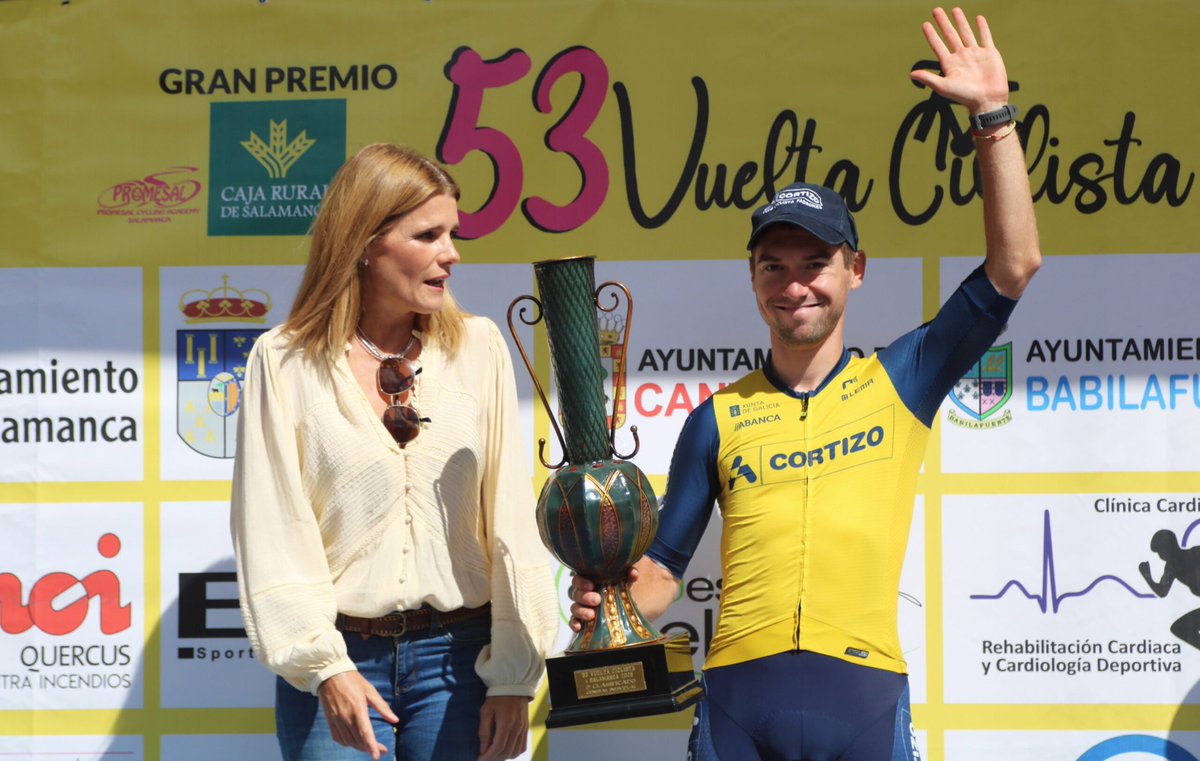 🥈Maksym Bilyi asalta o podio da <a href="/VueltaSalamanca/">53 Vuelta Ciclista a Salamanca</a>, ascendendo ao segundo posto da xeral na crono definitiva polas rúas da capital salmantina; un éxito co que despedimos oficialmente a temporada. 👋

💙💛Grazas, equipo! 🙌

📸 <a href="/ElPeloton/">Ciclismo El Pelotón</a> 

📝A crónica👇

equipocortizo.com/maksym-bilyi-s…