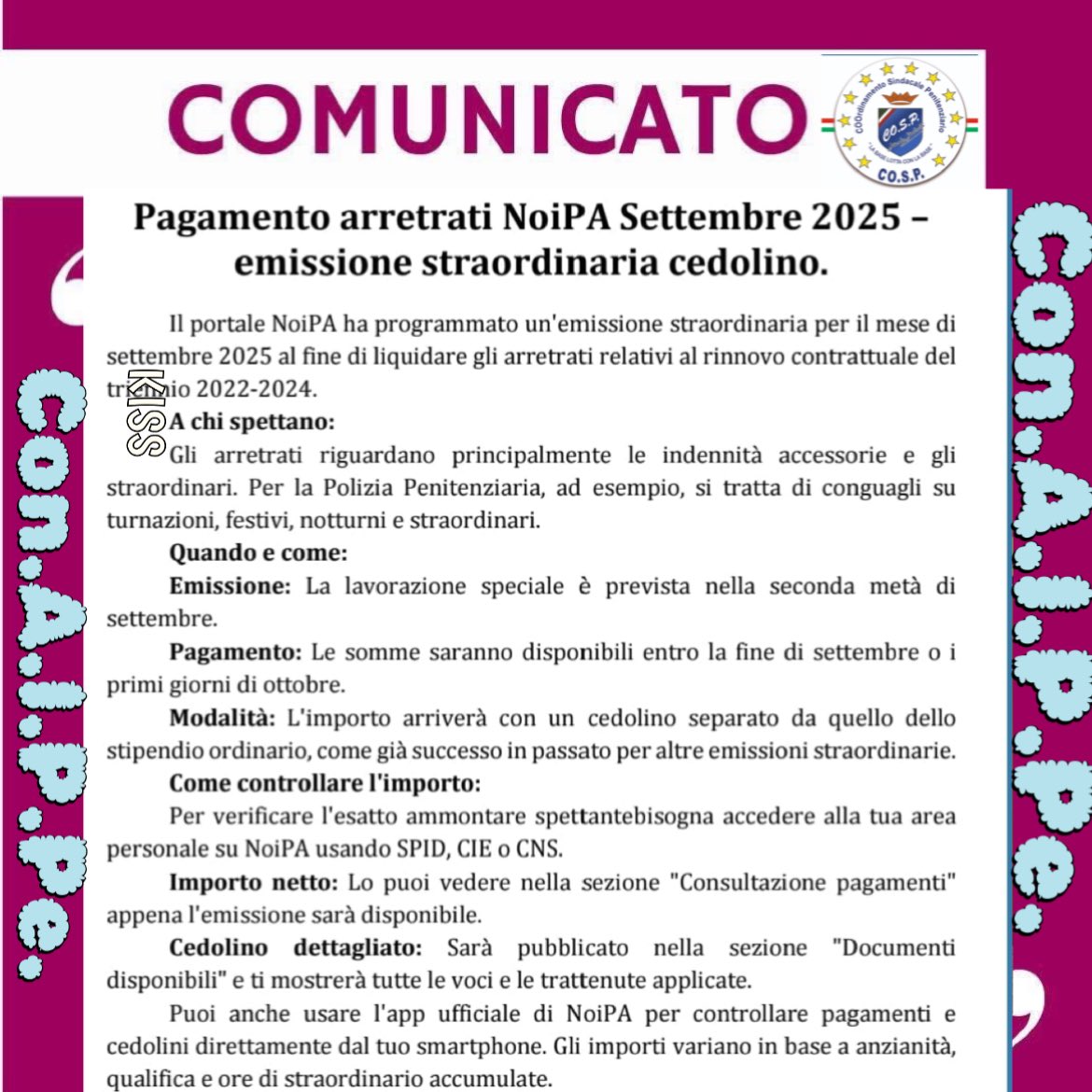 COSPCENTROSUD's tweet image. 