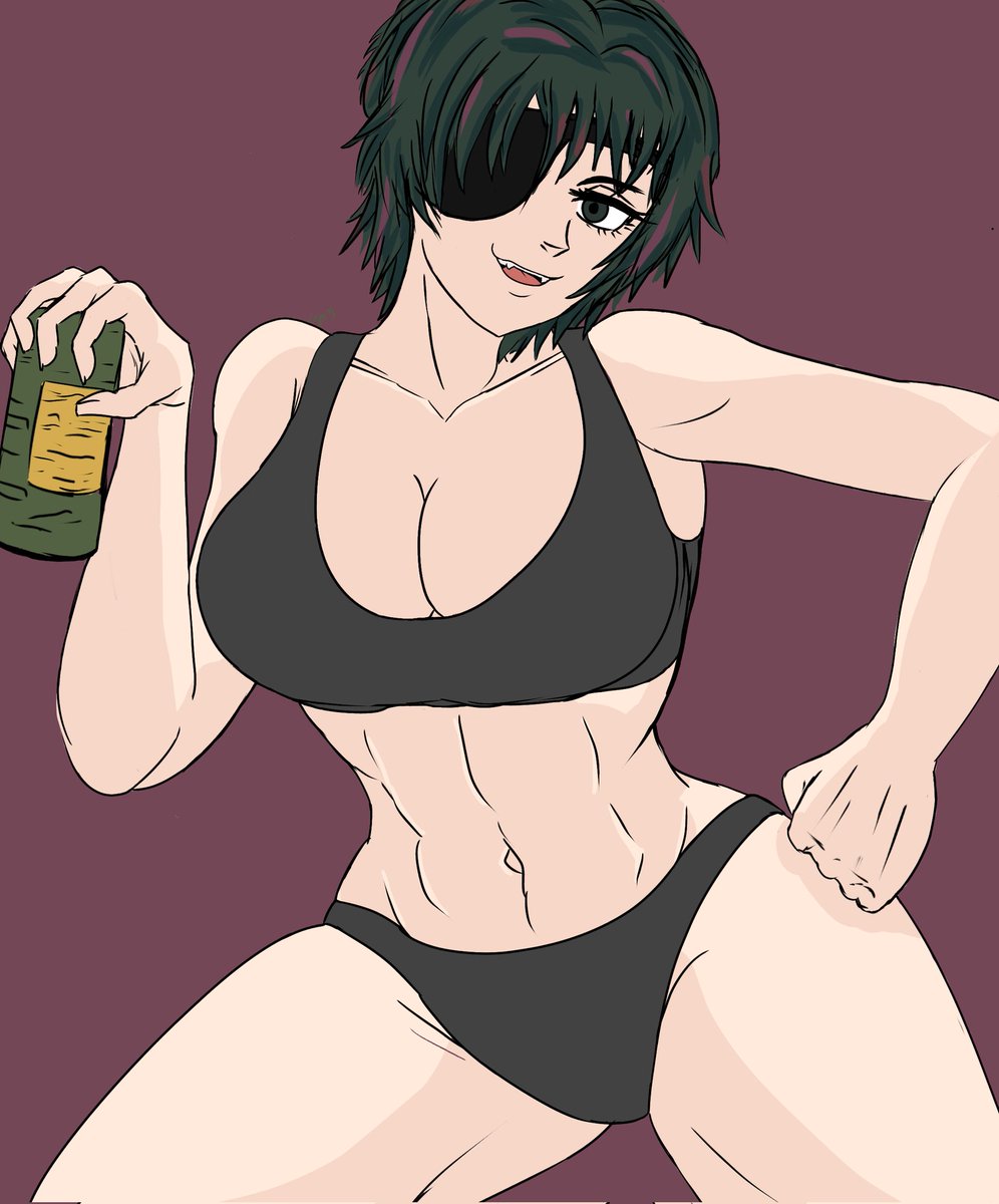 Himeno drawing I never finished 
I did like how I drew her face