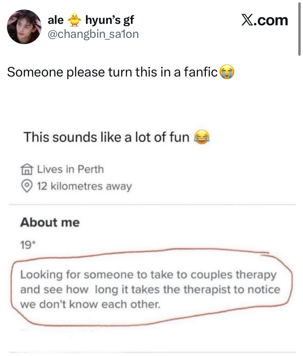 emily_tpwk_fitf's tweet image. Guys. Listen. 

THIS NEEDS TO BE TURNED INTO A FIC! 

I am begging and I have cash 💰💰

MAYBE A COUPLE’S RETREAT THAT HAS REQUIRED THERAPY!!! 

Oh I’m unwell. This could be so freaking good!!!