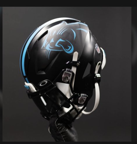 Wish the <a href="/Panthers/">Carolina Panthers</a> would rock the black helmets all season long #KeepPounding