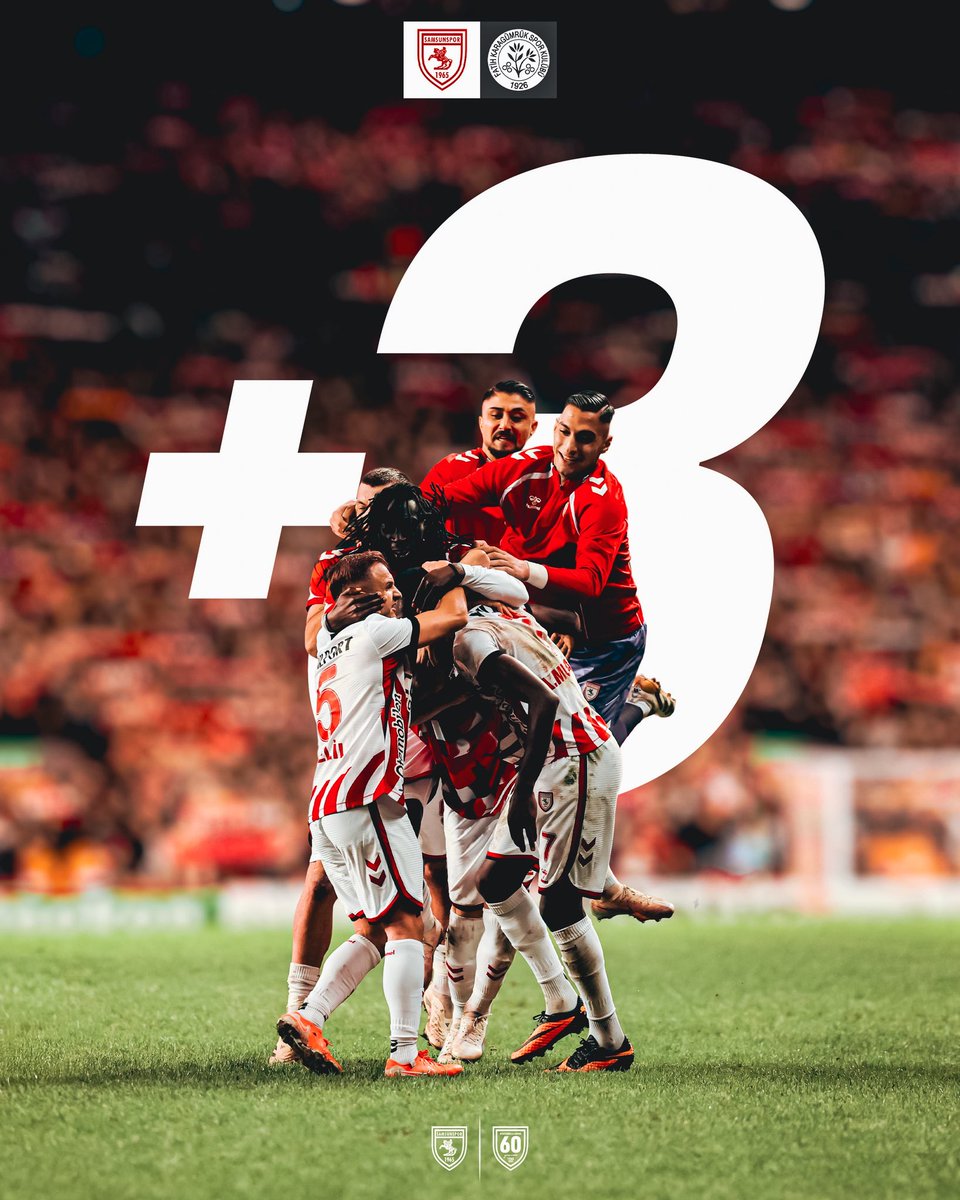 Evimizde 3️⃣ puan! 🏟️❤️🤍

#SAMvFKG #Samsunspor #AtatürklüArma