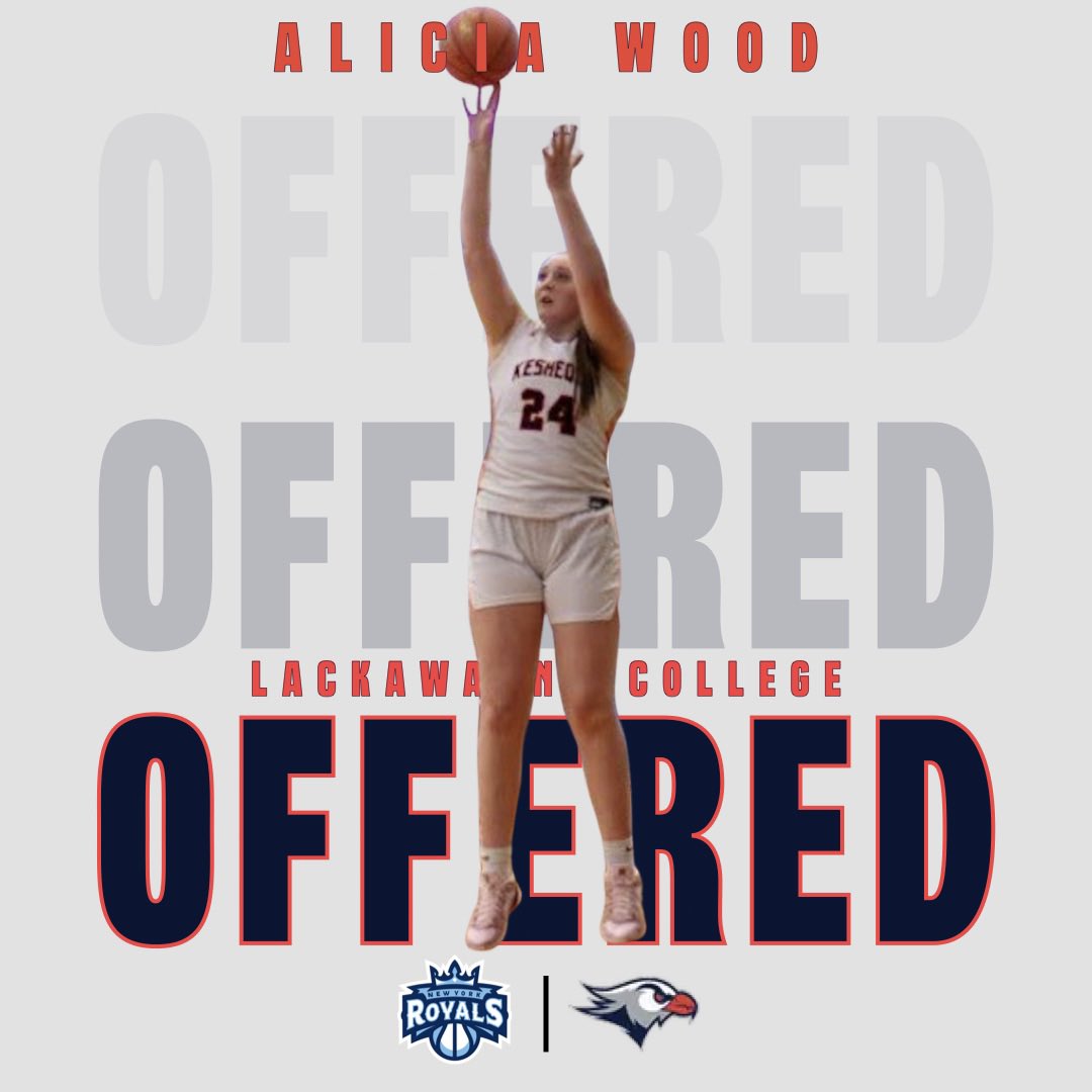 Congrats to 2029 Alicia Wood on her offer from Coach Darnell Ford &amp; <a href="/FalconsWBB/">Lackawanna WBB</a>  #RoyalFamily