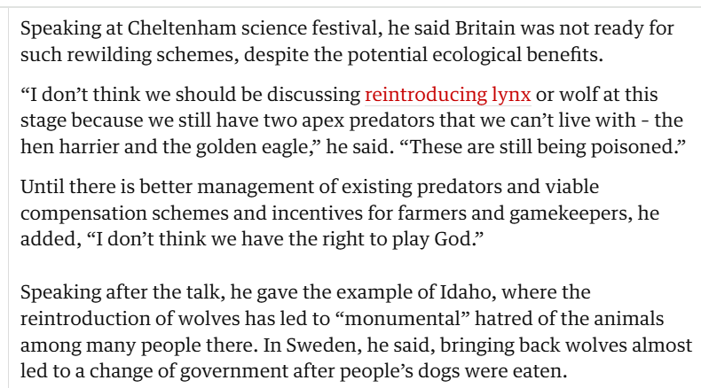 Rjrasva's tweet photo. Britain is not ready for reintroduction of lynx and wolves, says Ray Mears
8 Jun 2023
https://t.co/faJaeshgLC

"Aryan (LARP) mans innate love for nature" in action right here

The wignat version of the "noble savage" peddled by morons like @ODindune
https://t.co/ruevHfyGeu https://t.co/l6BGvYgj7R
