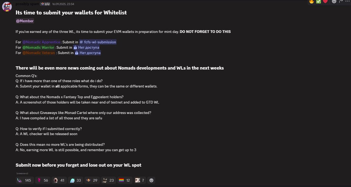 sinder (@sinderdd) on Twitter photo Pack your bags, nomads! 
Stock up on strength, food, and faith for our final journey before the finish line. Our path has been long and thorny, but <a href="/MonadNomadsNFT/">Monad Nomads NFT</a> and all the nomads with him are coming to the end, mastering the very first NFT on <a href="/monad/">Monad (mainnet arc)</a>. Pack your bags, nomads! 
Stock up on strength, food, and faith for our final journey before the finish line. Our path has been long and thorny, but <a href="/MonadNomadsNFT/">Monad Nomads NFT</a> and all the nomads with him are coming to the end, mastering the very first NFT on <a href="/monad/">Monad (mainnet arc)</a>.