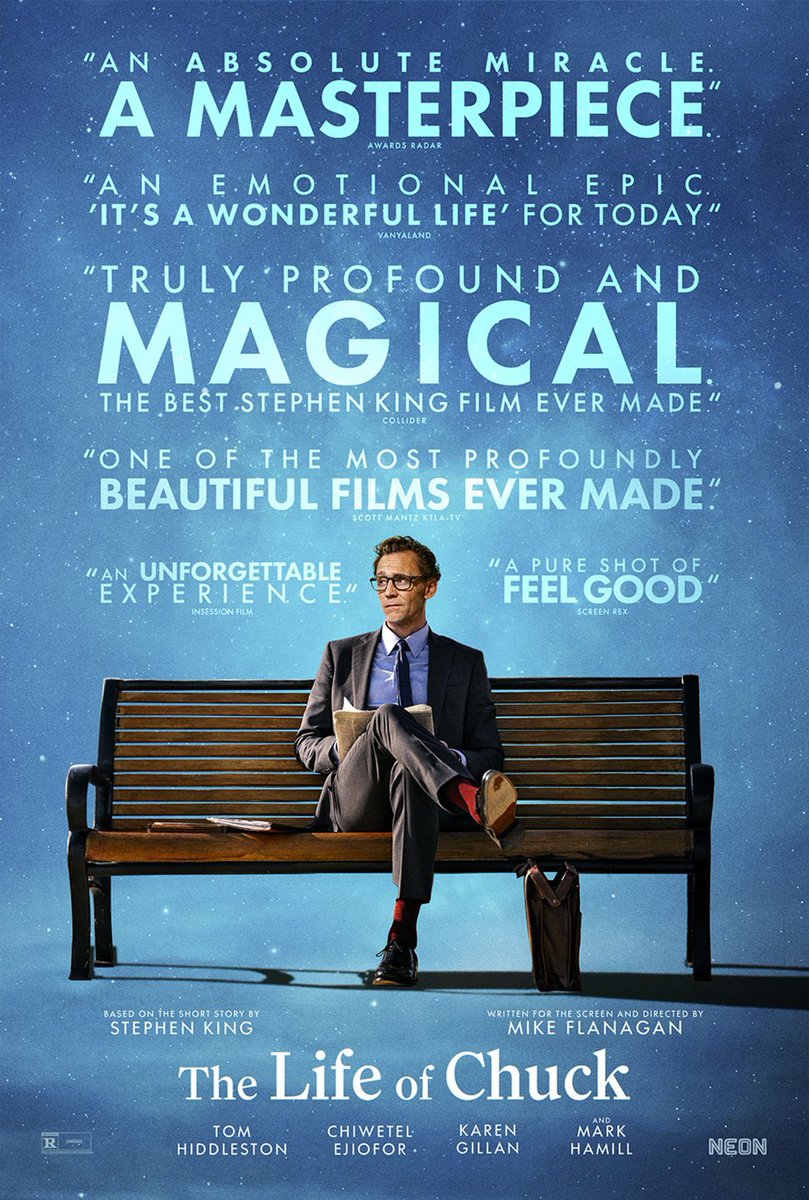 _ilpianista's tweet photo. Che meraviglia questo film, un’indagine sul senso della vita raccontata con una tenerezza fuori dal comune

Se potete andatelo a vedere, ne varrà la pena

#thelifeofchuck https://t.co/PGu1eQAztQ
