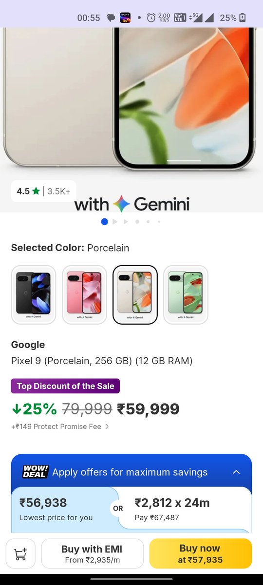 Aniketkumar619's tweet image. THIS IS HOW FLIPKART IS SCAMMING PUBLIC.. SHOWING 38K FOR PIXEL 9 DURING PROMOTION BUT SELLING IN 59K DURING SALE

PLEASE CHANGE YOUR NAME TO &quot;SCAMKART&quot;
@flipkartsupport @Flipkart @jagograhakjago