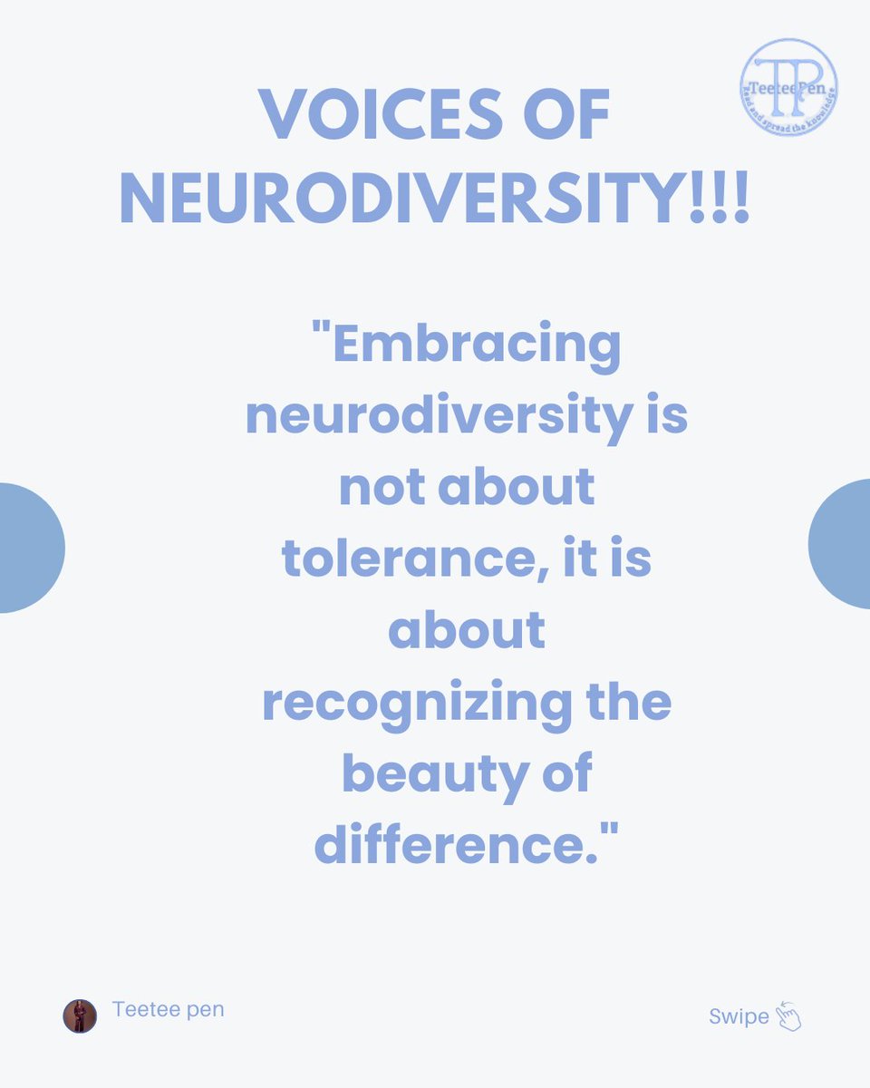 TeeteePen69's tweet photo. The future is brighter when we embrace the brilliance of minds that think outside the box.
Let’s build a world for every brain. 💙 #Neurodiversity #inclusion #EducationForAll #help https://t.co/vHh8t6Z1xe