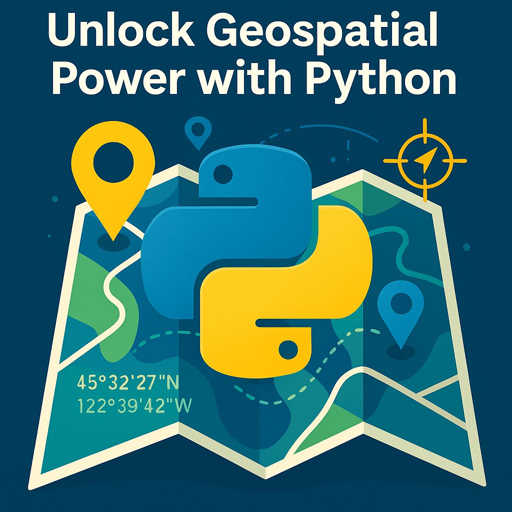 milosmakesmaps's tweet image. Top 5 Most Used Python Packages for GIS in 2024! If you&apos;re diving into geospatial analysis, mapping, or data viz, these libraries are game-changers. Based on community usage and mentions across sources, here&apos;s my rundown. Let&apos;s boost your skills! 🧵