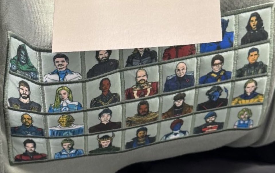 The cast of ‘AVENGERS: DOOMSDAY’

Row 1: Dr. Doom, Reed Richards, Bucky Barnes, Yelena Belova, Magneto, Beast, and Ghost.

Row 2: Thor, Sue Storm, Shuri, Alexei, Charles Xavier, Cyclops, and Falcon.

Row 3: Captain America, Ben Grimm, Shang-Chi, M’Baku, Gambit, Nightcrawler, and