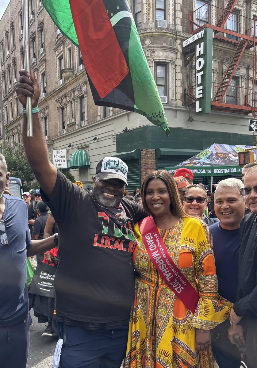 TishJames's tweet image. Had a blast marching in this year’s African American Day Parade in Harlem! 

It’s always great to see New Yorkers come out and celebrate African American history, culture, and pride.