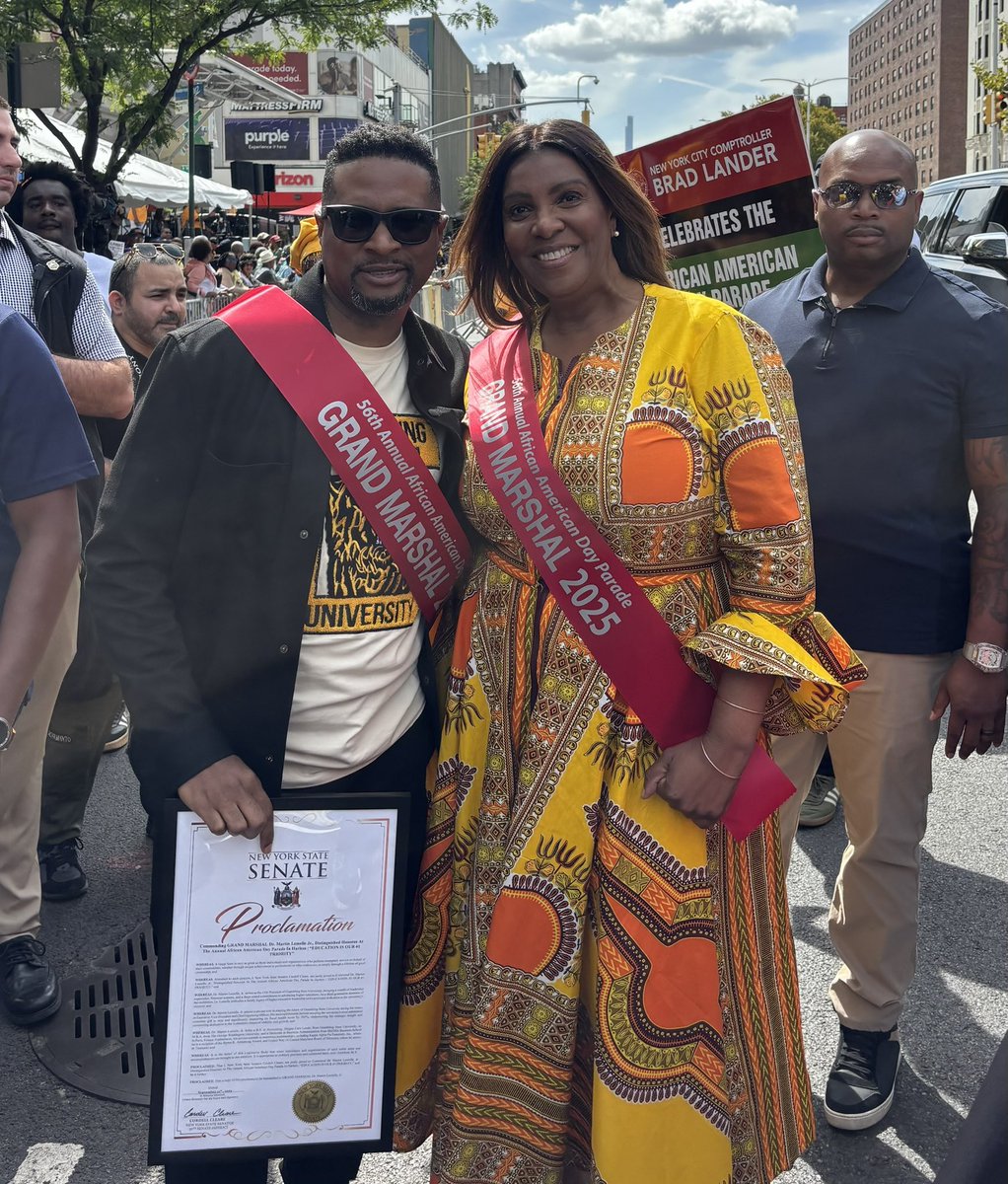 TishJames's tweet image. Had a blast marching in this year’s African American Day Parade in Harlem! 

It’s always great to see New Yorkers come out and celebrate African American history, culture, and pride.